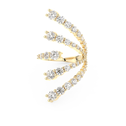 2.717 TCW Round Lab Grown Diamond Wedding Band