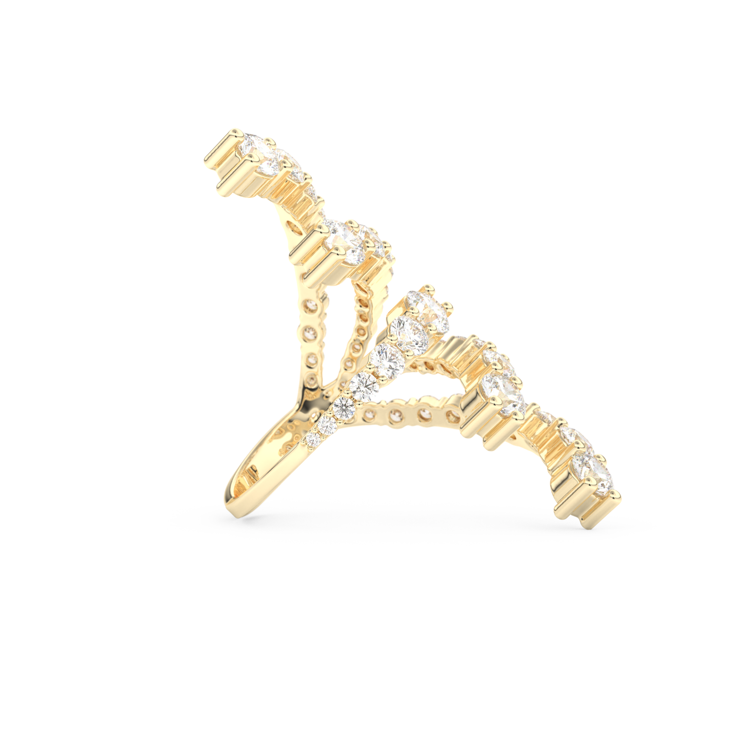 2.717 TCW Round Lab Grown Diamond Wedding Band