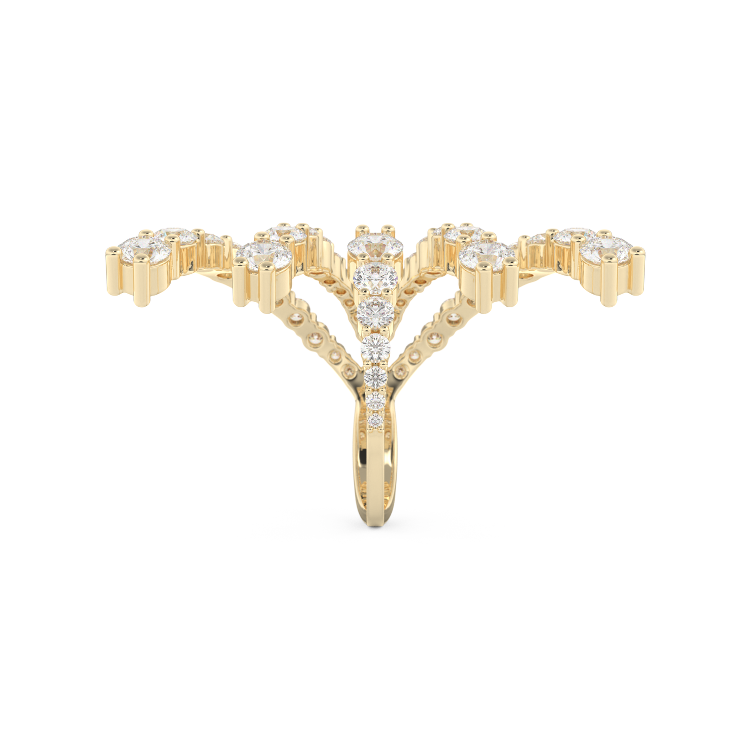 2.717 TCW Round Lab Grown Diamond Wedding Band