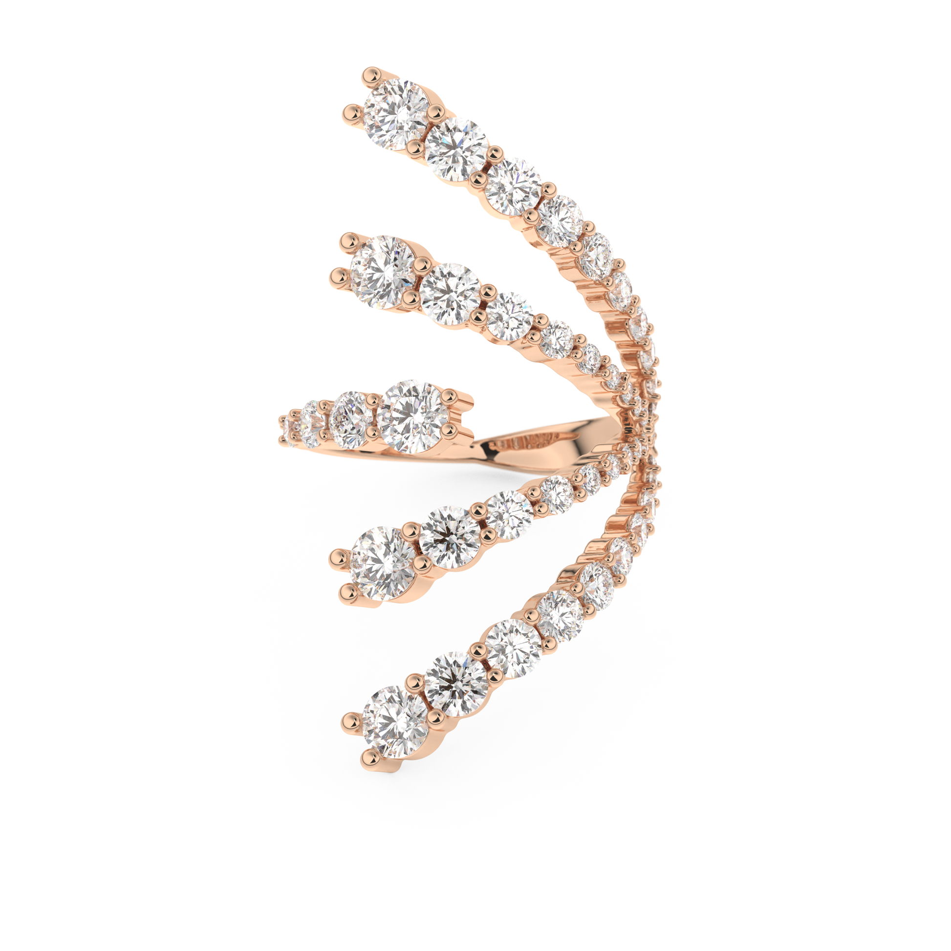 2.717 TCW Round Lab Grown Diamond Wedding Band