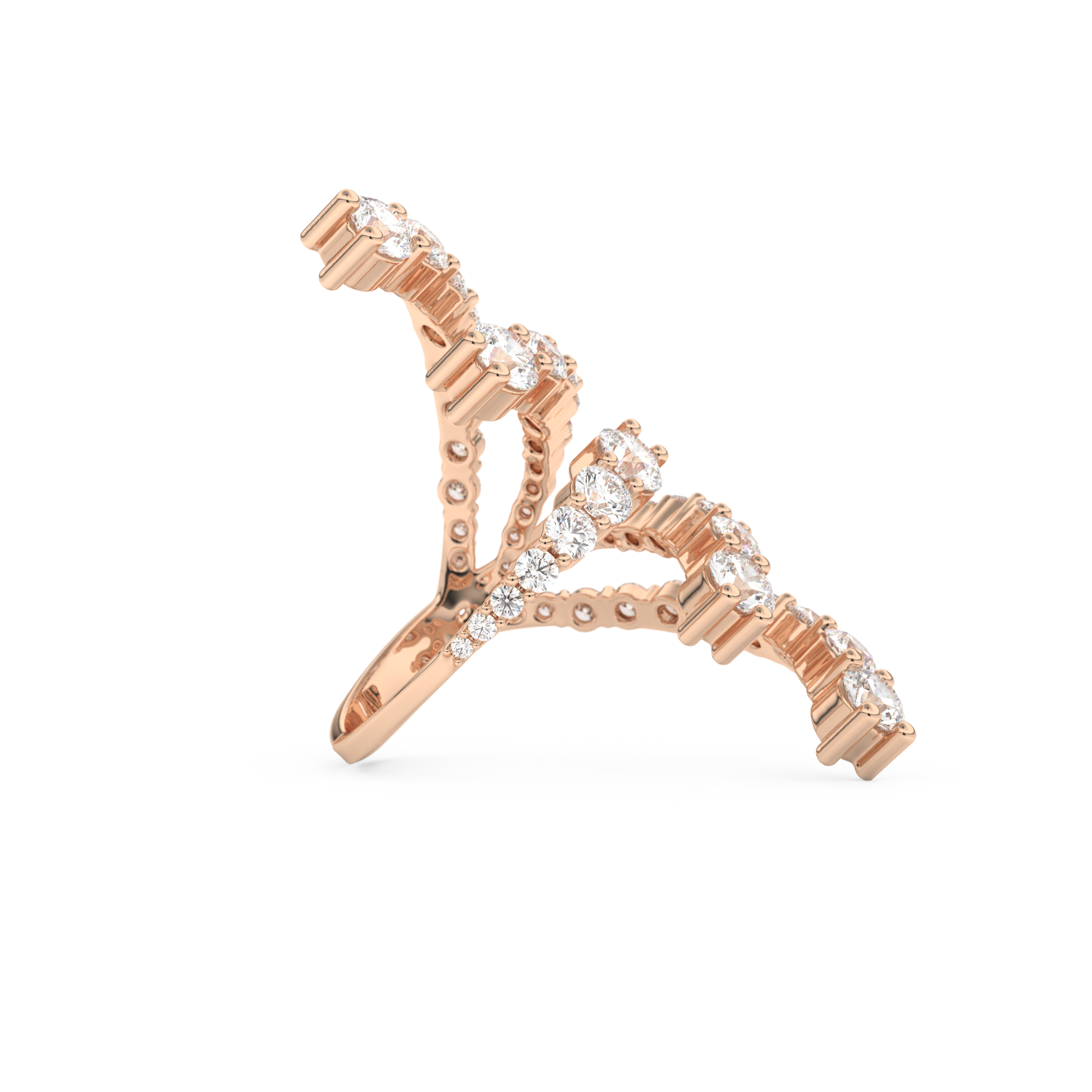 2.717 TCW Round Lab Grown Diamond Wedding Band