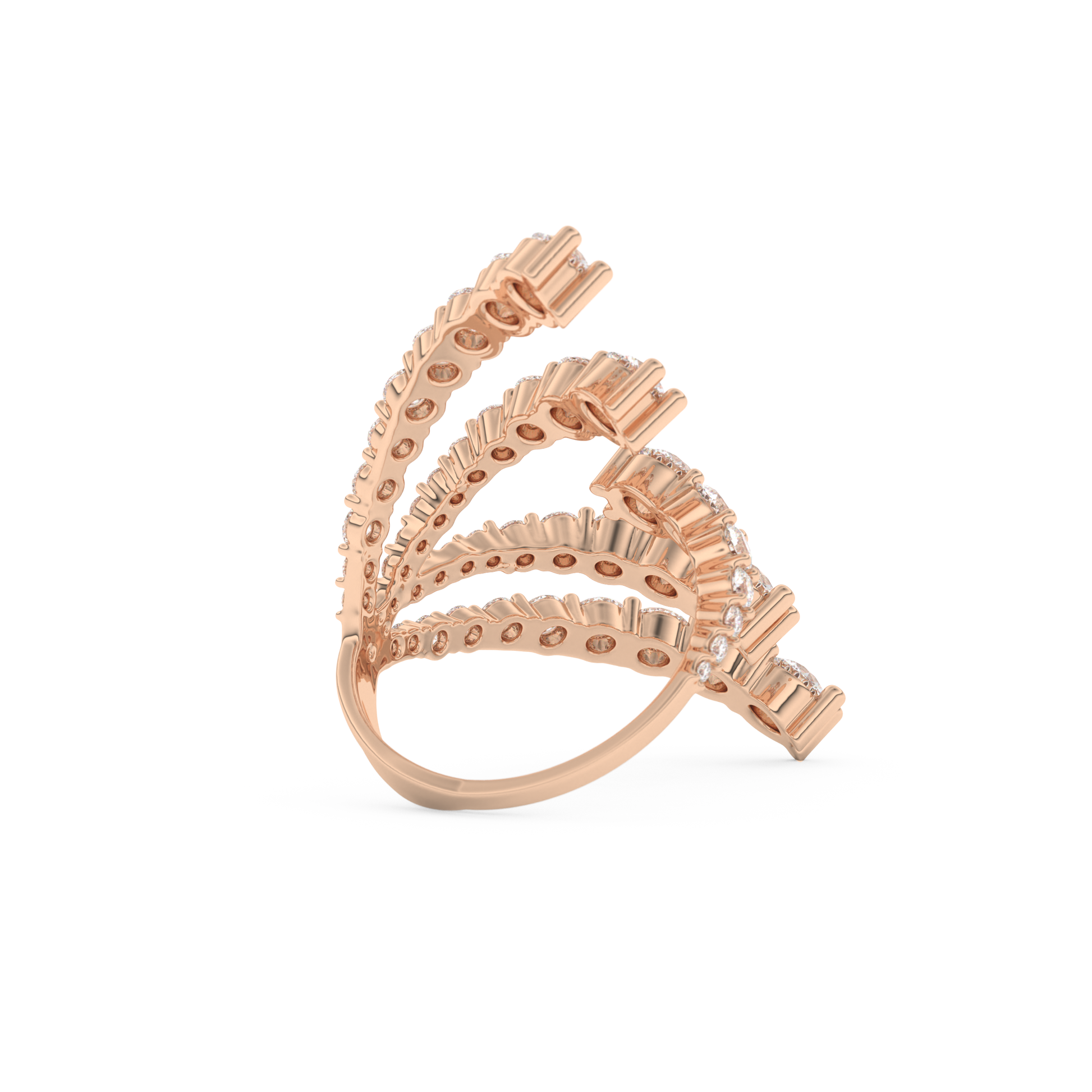 2.717 TCW Round Lab Grown Diamond Wedding Band
