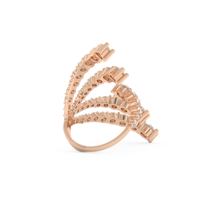 2.717 TCW Round Lab Grown Diamond Wedding Band