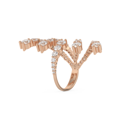 2.717 TCW Round Lab Grown Diamond Wedding Band