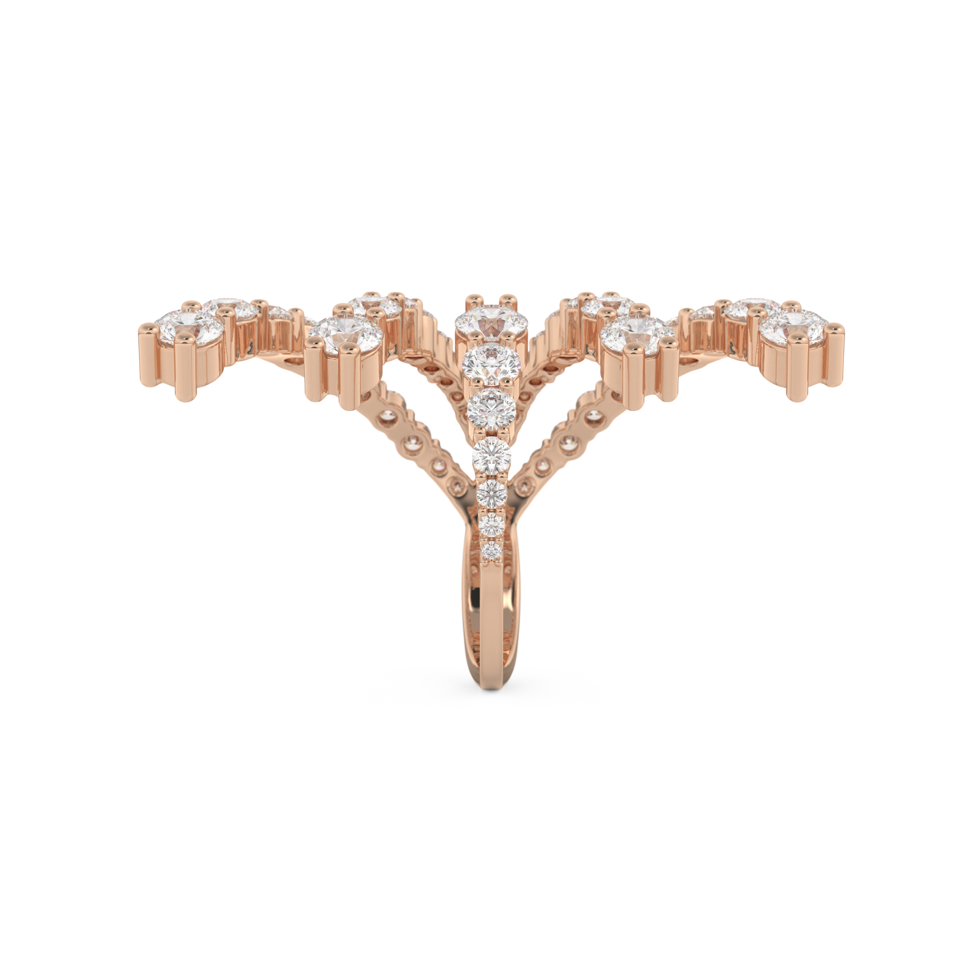 2.717 TCW Round Lab Grown Diamond Wedding Band
