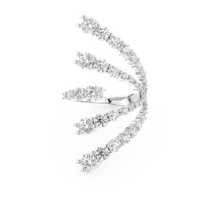 2.717 TCW Round Lab Grown Diamond Wedding Band