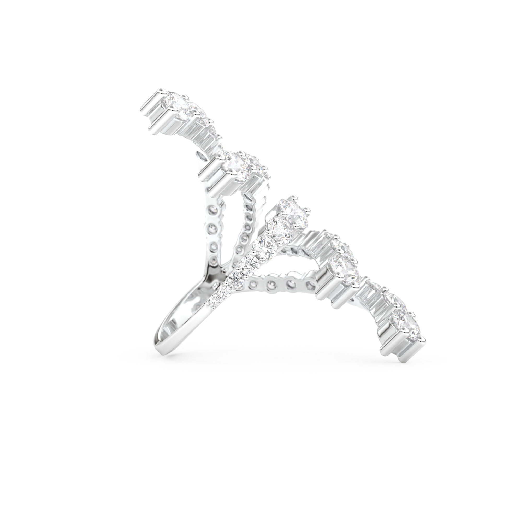 2.717 TCW Round Lab Grown Diamond Wedding Band