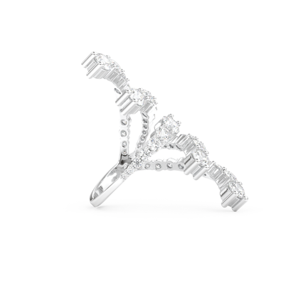 2.717 TCW Round Lab Grown Diamond Wedding Band