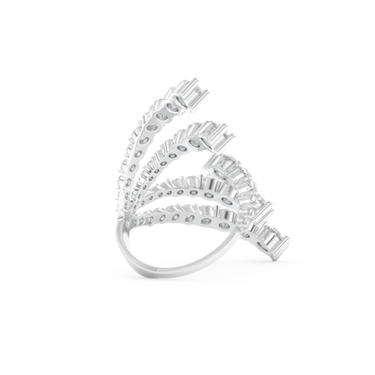 2.717 TCW Round Lab Grown Diamond Wedding Band