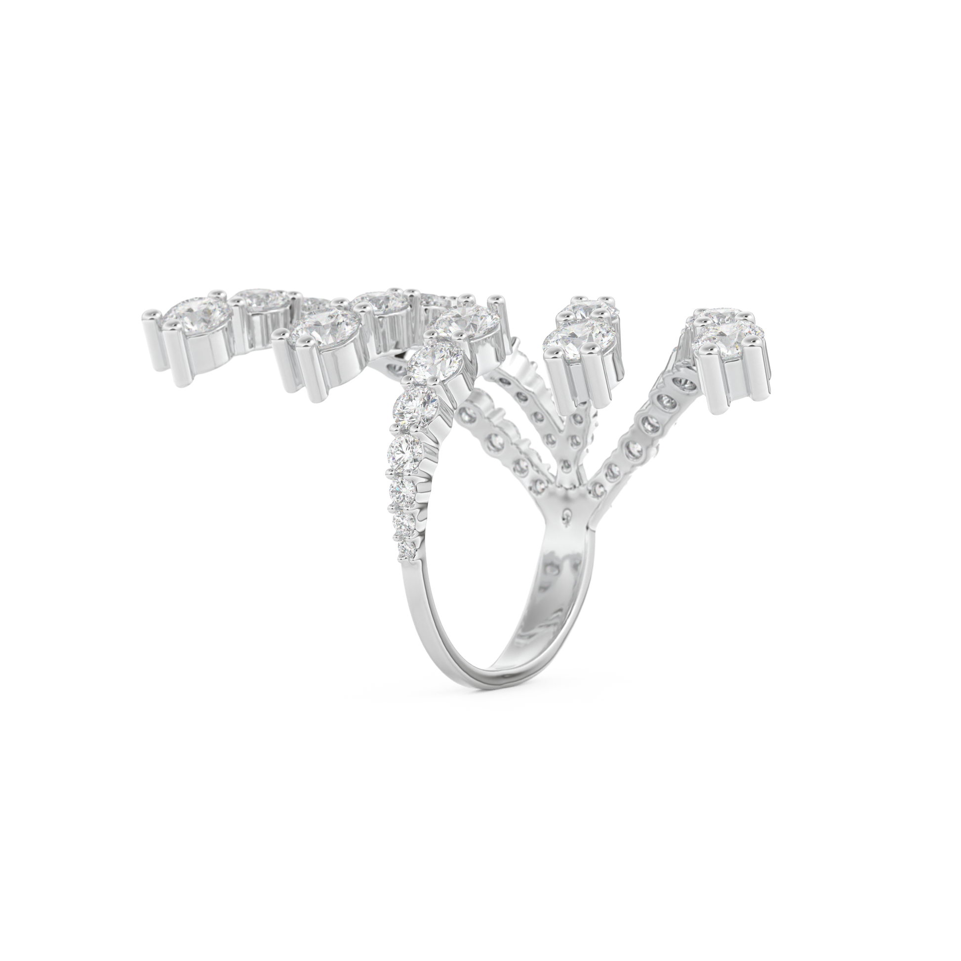 2.717 TCW Round Lab Grown Diamond Wedding Band
