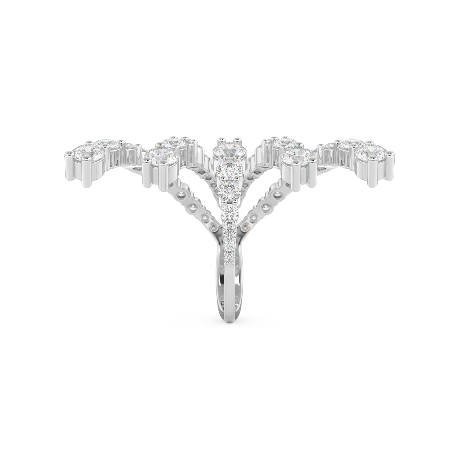 2.717 TCW Round Lab Grown Diamond Wedding Band