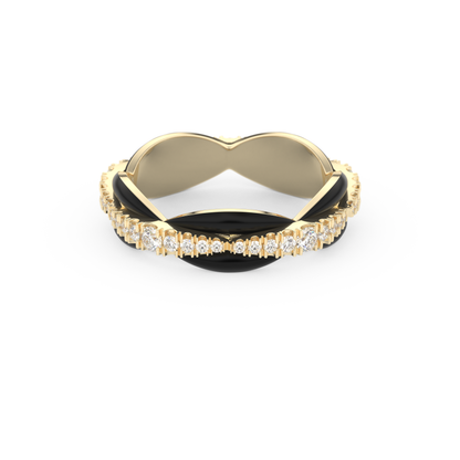 0.369 TCW Round Lab Grown Diamond Wedding Band
