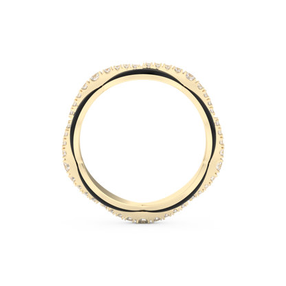 0.369 TCW Round Lab Grown Diamond Wedding Band