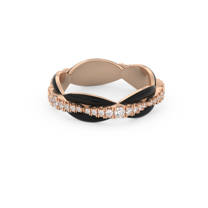 0.369 TCW Round Lab Grown Diamond Wedding Band
