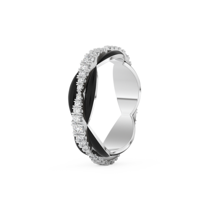0.369 TCW Round Lab Grown Diamond Wedding Band