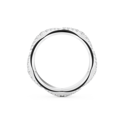0.369 TCW Round Lab Grown Diamond Wedding Band