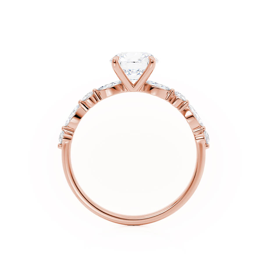 Oval Pave Lab Grown Diamond Engagement Ring