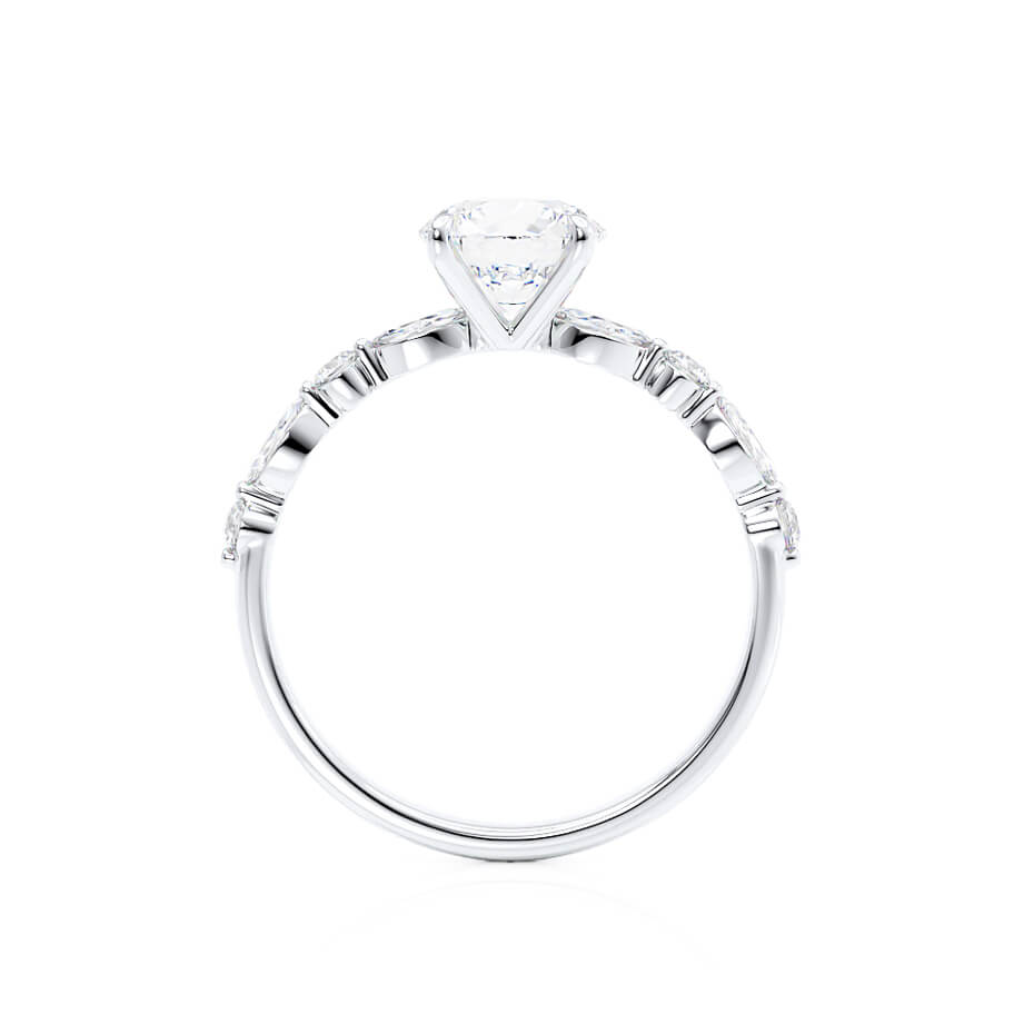 Oval Pave Lab Grown Diamond Engagement Ring