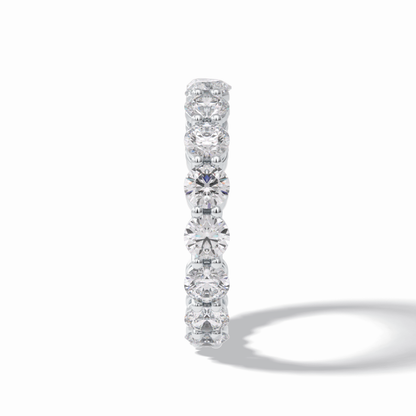 3.03 TCW Round Shape Full Eternity Wedding Band 6