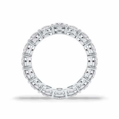 3.03 TCW Round Shape Full Eternity Wedding Band 3