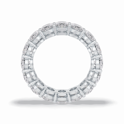 7.99 TCW Oval Style Full Eternity Wedding Band