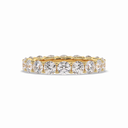 3.52 TCW Round Style Full Eternity Wedding Band