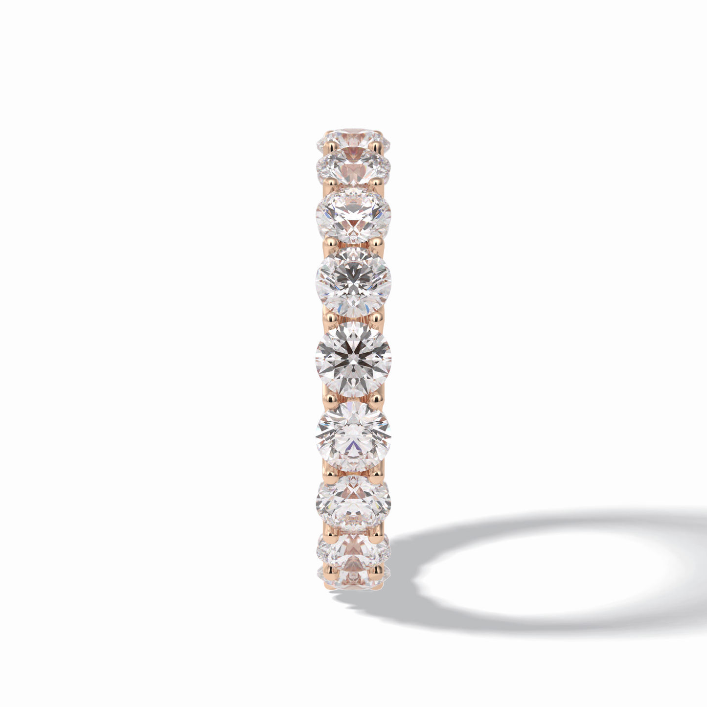 3.52 TCW Round Style Full Eternity Wedding Band