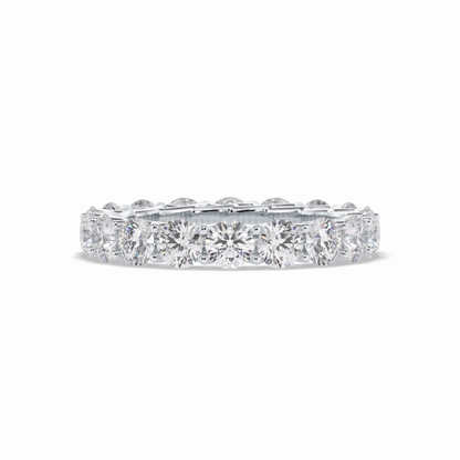 3.52 TCW Round Style Full Eternity Wedding Band