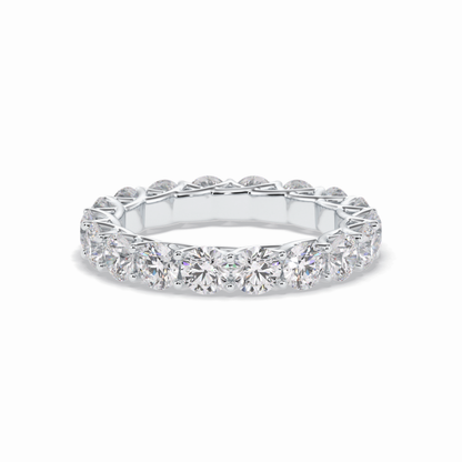 3.52 TCW Round Style Full Eternity Wedding Band