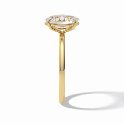 Oval Solitaire Lab Grown Diamond Engagement Ring
