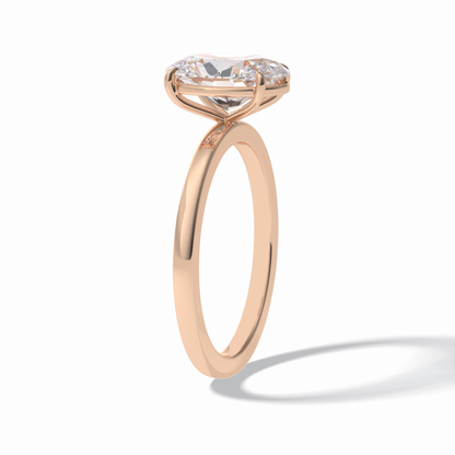 Oval Solitaire Lab Grown Diamond Engagement Ring