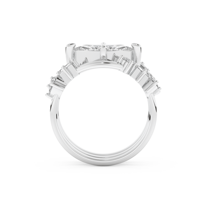 Marquise Cut Moissanite Bridal Set – 1.08 CT Center, 0.75 TCW Accents 4