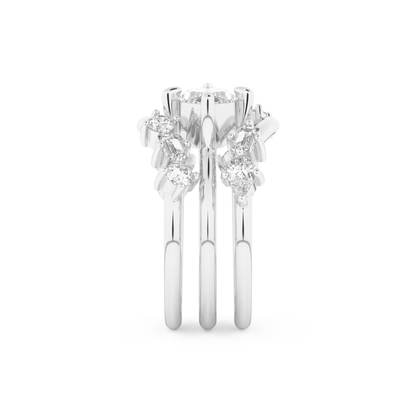 Marquise Cut Moissanite Bridal Set – 1.08 CT Center, 0.75 TCW Accents 5