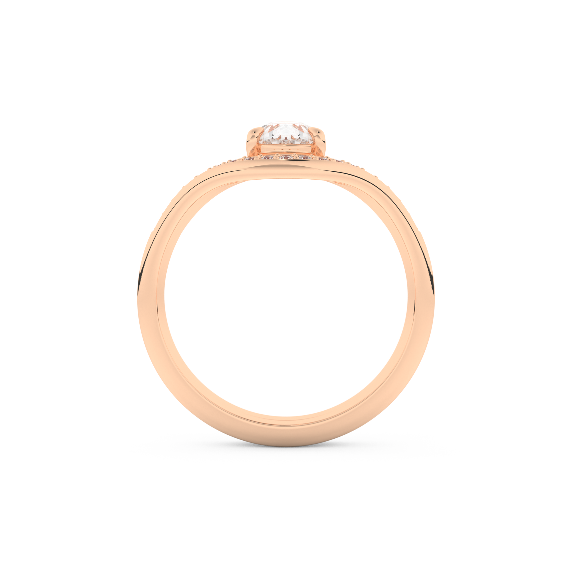 Pear Cut Moissanite Bridal Set with Solitaire Settings – 0.65 CT Center, 0.09 TCW Accents 17