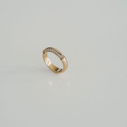 0.15 TCW Round Milgrain Lab Grown Diamond Wedding Band