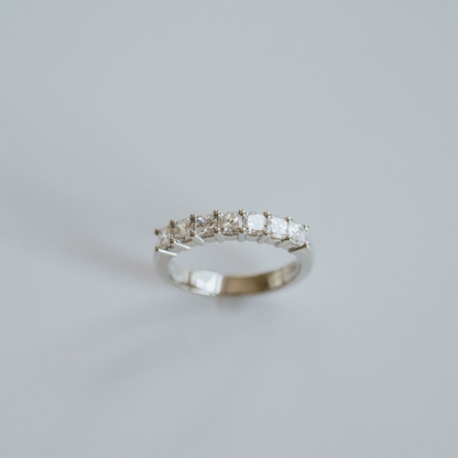 0.15 TCW Round Milgrain Lab Grown Diamond Wedding Band