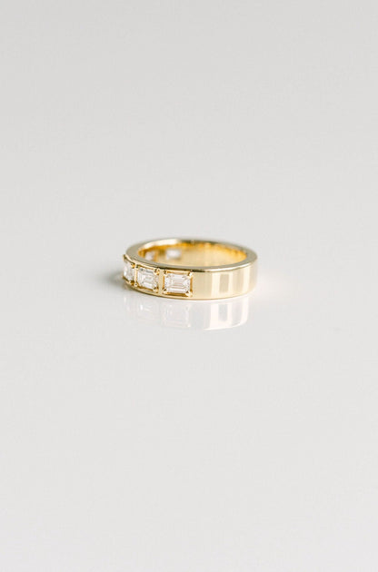 0.15 TCW Round Milgrain Lab Grown Diamond Wedding Band