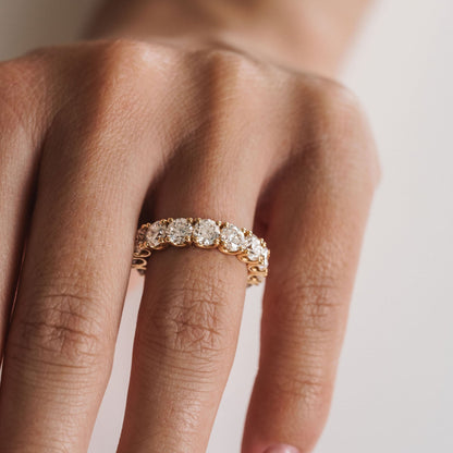 0.15 TCW Round Milgrain Lab Grown Diamond Wedding Band