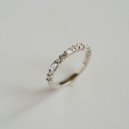 0.15 TCW Round Milgrain Lab Grown Diamond Wedding Band