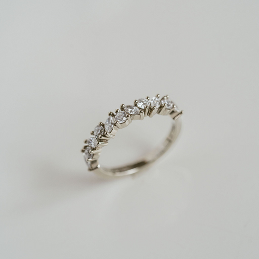 0.15 TCW Round Milgrain Lab Grown Diamond Wedding Band