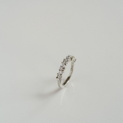 0.15 TCW Round Milgrain Lab Grown Diamond Wedding Band