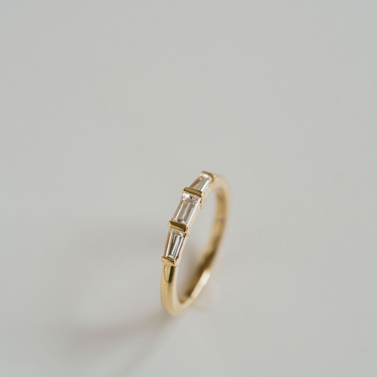 0.15 TCW Round Milgrain Lab Grown Diamond Wedding Band