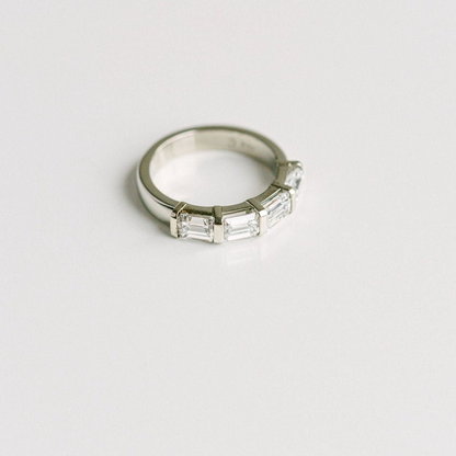 0.15 TCW Round Milgrain Lab Grown Diamond Wedding Band
