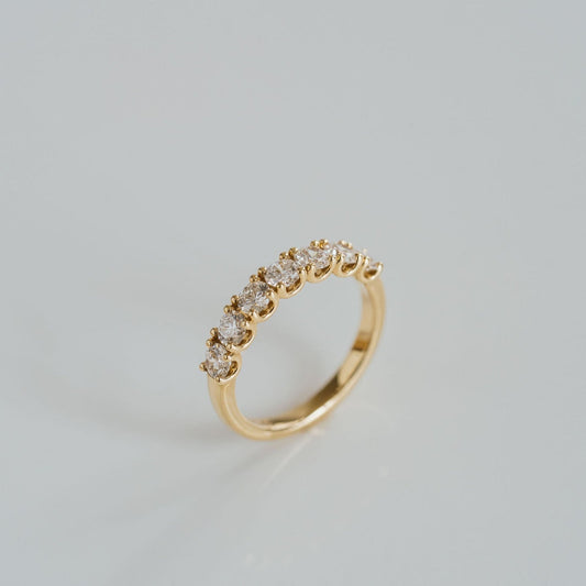 0.15 TCW Round Milgrain Lab Grown Diamond Wedding Band