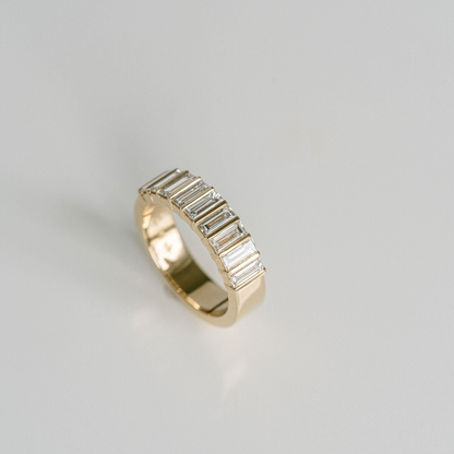 0.15 TCW Round Milgrain Lab Grown Diamond Wedding Band