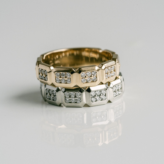 0.15 TCW Round Milgrain Lab Grown Diamond Wedding Band