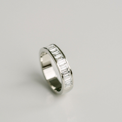 0.15 TCW Round Milgrain Lab Grown Diamond Wedding Band