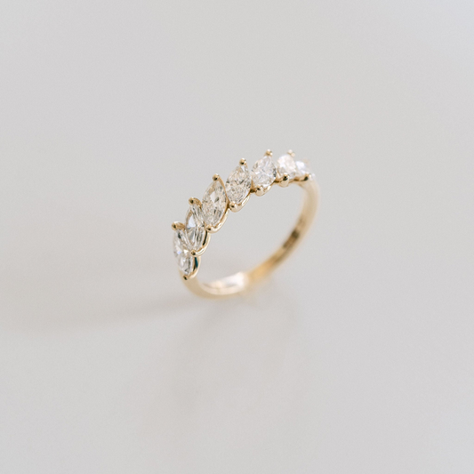 0.15 TCW Round Milgrain Lab Grown Diamond Wedding Band