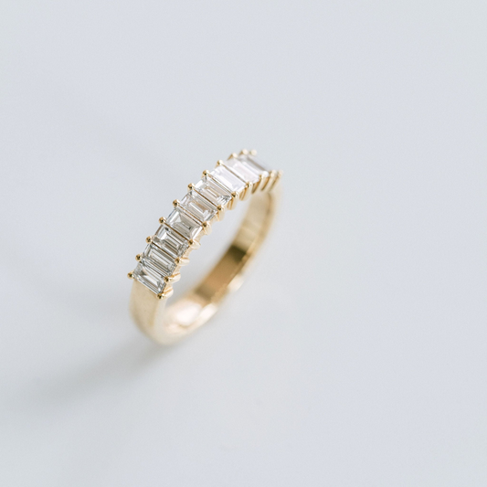 0.15 TCW Round Milgrain Lab Grown Diamond Wedding Band