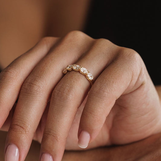 0.15 TCW Round Milgrain Lab Grown Diamond Wedding Band